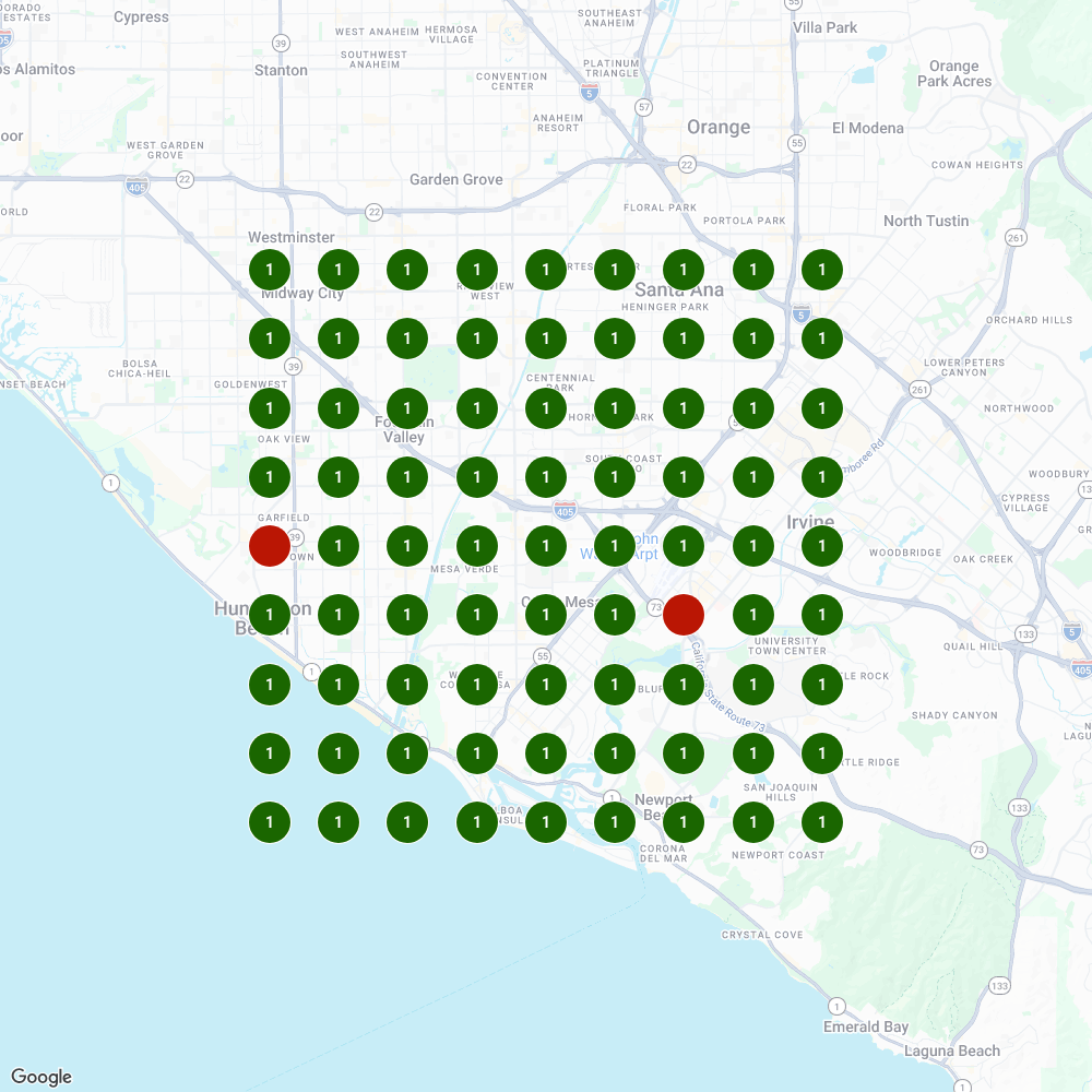 Google map pack results